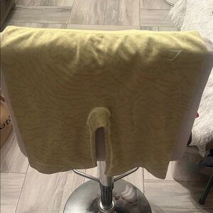 Yellow Patterned Shorts